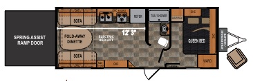 2016 DUTCHMEN RUBICON RB2100, , floor-plans-day image number 0